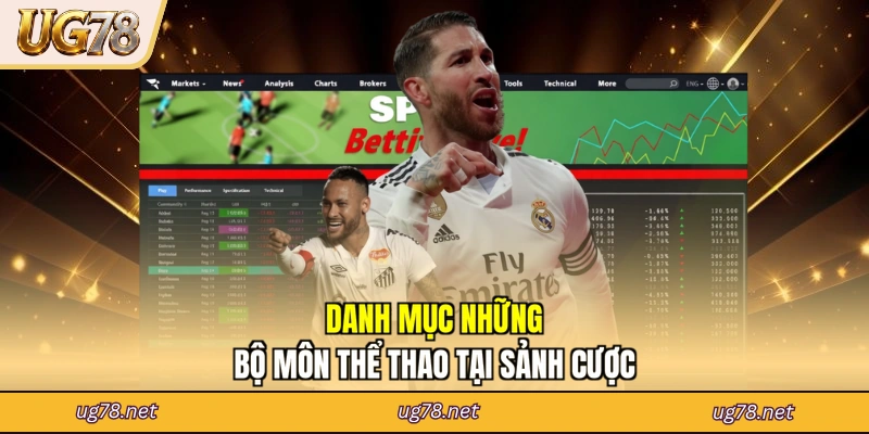 Danh mục những bộ môn thể thao tại sảnh cược